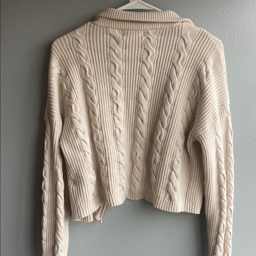 Jessica Simpson Cream Cable Knit Sweater - Picture 5 of 5